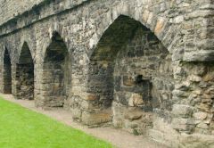 Arches in the curtain wall