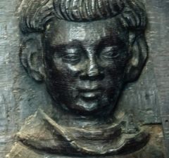 Medieval misericord carving