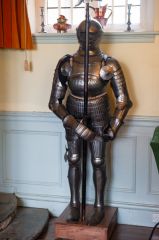 A suit of armour in the hall