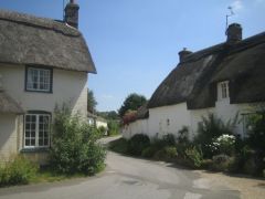Thatched cottages in Bere Regis (c) Jameslox