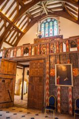 The great hall's minstrel gallery