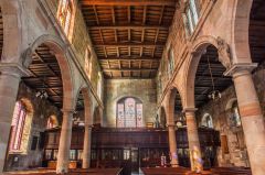 Looking down the nave
