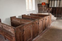 Box pews in the nave