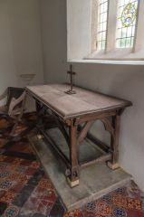 Victorian wooden altar table