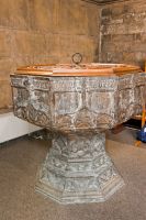 Beverley, St Mary's Church, Norman font