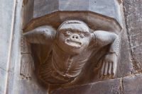 Beverley, St Mary's Church, Carved Imp, Priest's Room