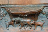 Beverley, St Mary's Church, Misericord of bear baiting