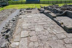 Stone flooring and foundation walls