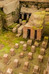 Hypocaust in the bath house