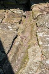 Bath house water channel