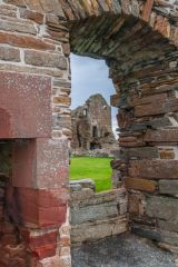 Partially blocked doorway opening