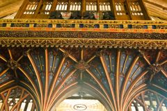 The canopy of the rood screen