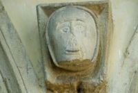 Medieval corbel head