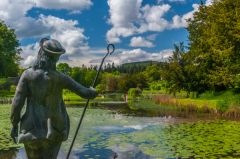 The pool in the Hercules Garden