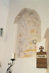 Remains of a wall painting