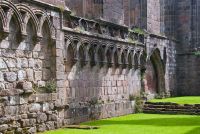 The Abbey church exterior arcading