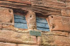 The sacrament house in the chapel