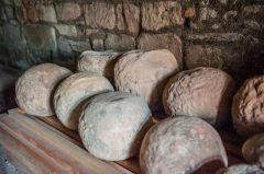 Trebuchet balls from Edward I's 1301 siege