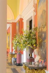 A sunlit corridor inside the house