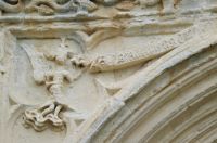 Angel carving, south porch