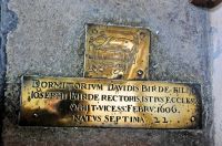 Boxford, St Mary's Church, 17th century memorial brass