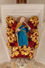 Gilded corbel, Giffard Chapel