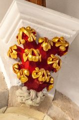 Painted corbel, Giffard Chapel