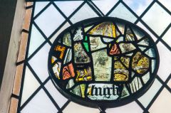 Medieval stained glass, east window