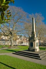 The war memorial green