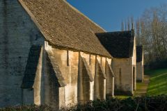 The medieval tithe barn