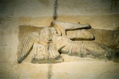 South east carved angel, nave wall