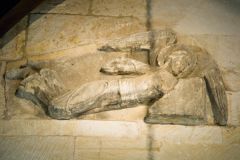 North east angel carving, nave