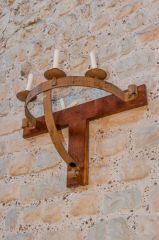 Candle bracket, north wall