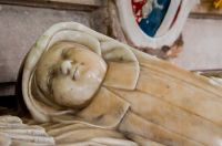 Bramfield, St Andrew's Church, Coke memorial detail