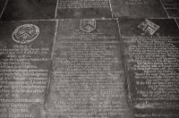 Bramfield, St Andrew's Church, Chancel memorial slabs