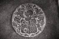 Bramfield, St Andrew's Church, Nelson memorial slab crest