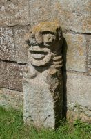 Pre-Christian carving