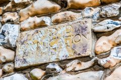 17th century 'Avoyd Fornication' plaque