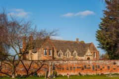 Bredon, The manor house from the churchyard