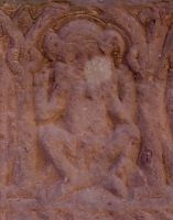 Bredwardine, St Andrew's Church, Monkey carving