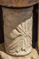 The piscina carved shaft