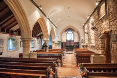 Looking down the nave