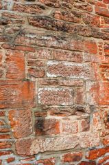 Blocked window in the exterior wall