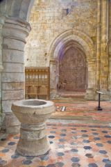 Font and west end of the nave