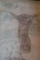 Brinsop, St George's Church, Wall painting of the Crucifixion