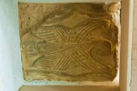 Saxon eagle carving