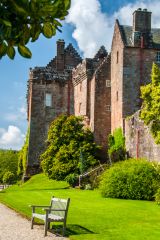 A terrace beside the castle