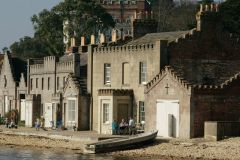 Cottages by the pier (c) Peter Trimming