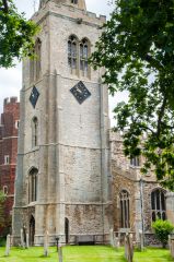 Buckden, St Mary's Church, The west tower base