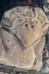 Buckden, St Mary's Church, An amusing carved corbel head